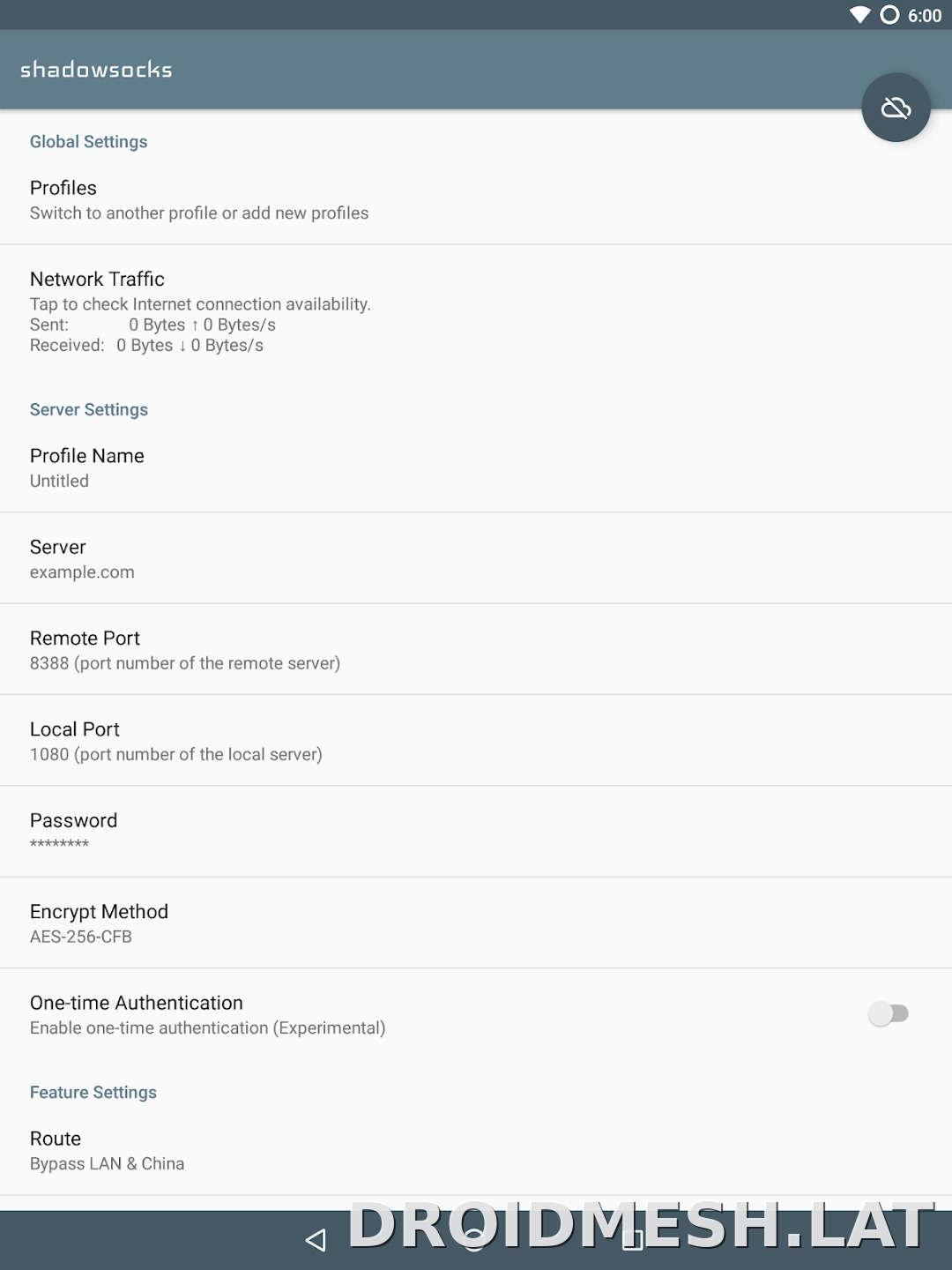 Shadowsocks скриншот 5